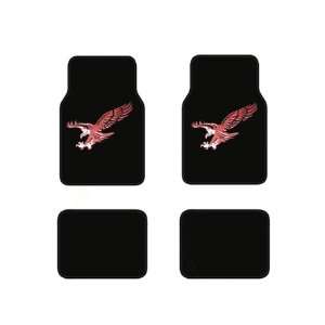  Front and Rear Floor Mats   Bald Eagle Red Automotive