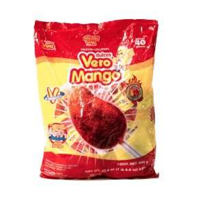 Vero Spicy Mango Lollipop 40 Pcs (Pack of 2)  Grocery 