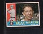 billy martin 1960 topps 173 ex mt  