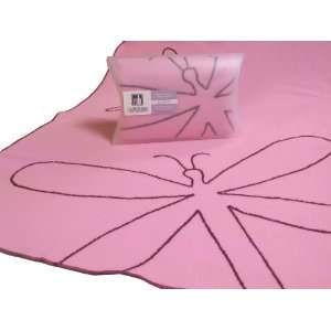   Basics Big Boo   Dragonfly Throw Blanket   color pink