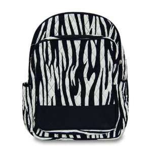  Zebra Quilted Bookbag 