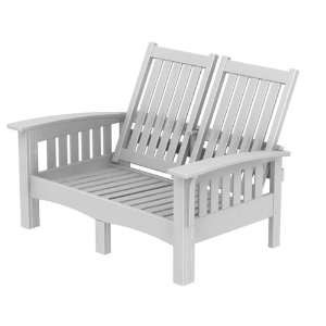  Polywood Mission Loveseat Patio, Lawn & Garden