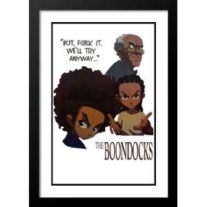  The Boondocks 20x26 Framed and Double Matted TV Poster 