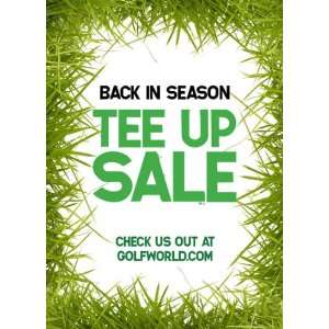 Tee Up Golf Sign