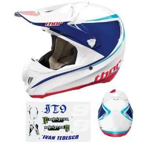  Thor Force Ivan Tedesco Replica Helmet X Large  Off White 