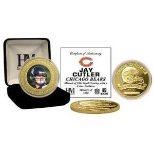 Jay Cutler 24KT Commemorative Coin