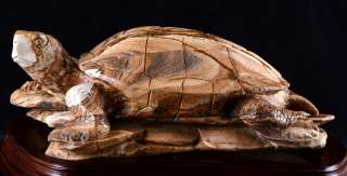   Natural Picture Jasper Tortoise/Turtle Sculpture, Stone Carving #U80