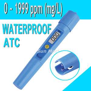 Waterproof Digital TDS Meter Water Tester 0 1999 ppm  