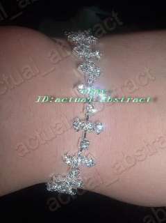 wholesale12Czech rhinestone crystal bracelet free clear  