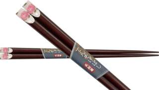 TCE2042 Japanese Style Sandalwood Chopsticks w Rest  