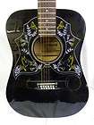   12 string acoustic guitar unusual blackbird pattern model location