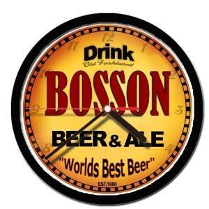  BOSSON beer and ale cerveza wall clock 