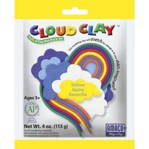  American Art Clay   Cloud Clay Yellow 4 oz (Clay Arts 