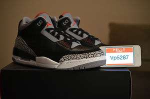 Brand NEW Nike Air Jordan Retro 3 Black Cement III Size 10,11 Will 