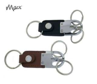   Leather SnapUP Key Chain Separator 2 Colors Organize Your Keys  