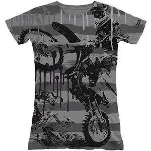  Troy Lee Designs Womens Drips T Shirt   X Large/Grey 