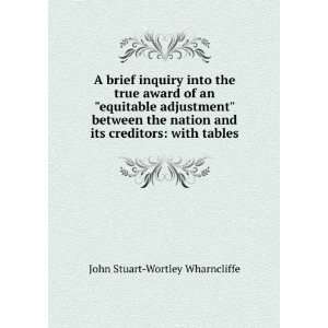  A brief inquiry into the true award of an equitable 