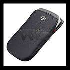   POUCH BLACK LEATHER CASE COVER SLEEVE FOR SPRINT BLACKBERRY BOLD 9930