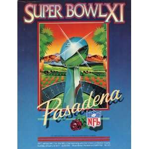  Bowl XI Unsigned Sunday January 9, 1977 Football Game Program Sports
