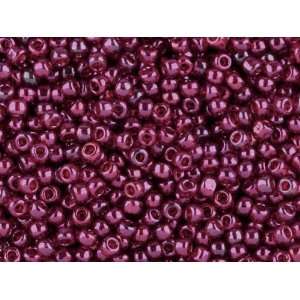    TOHO™ Bead Round 8/0 Cranberry Gold Luster Arts, Crafts & Sewing