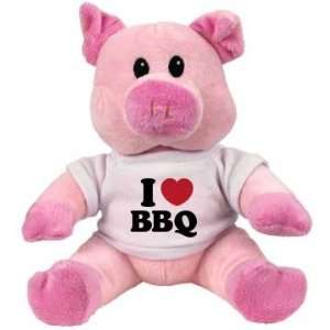  I Love Bbq Pork Custom Plush Pink Piggie Toys & Games