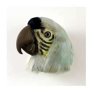  Green Parrot Feathered Magnet