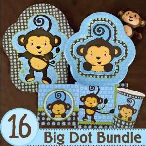  Monkey Boy Birthday Party Supplies & Ideas   16 Big Dot 
