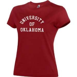 Oklahoma Sooners Womens Cardinal Wilkinson T Shirt  