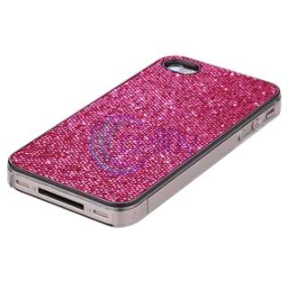 Pink Bling Case Cover+Privacy Pro+Pen For iPhone 4 s 4s 4th Gen 16G 