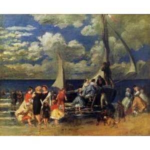 Oil Painting Return of a Boating Party Pierre Auguste Renoir Hand Pa 