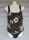 Lands End Floral Tummy Control Tankini Top 6 NEW  