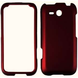  Hard Red Case Cover Faceplate Protector for HTC Freestlye 