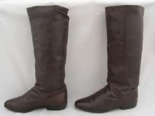 Womens 8M Blondo Regence Canada Brown Leather Boots Lined Mid Calf 