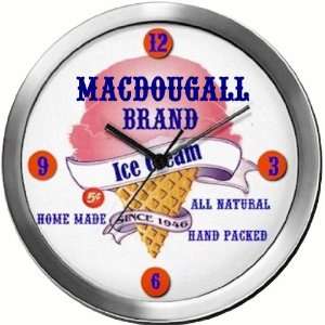  MACDOUGALL 14 Inch Ice Cream Metal Clock Quartz Movement 