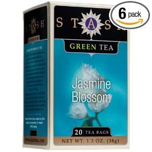 Stash Premium Jasmine Blossom Green Tea, Tea Bags, 20 Count Boxes 