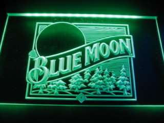 Blue Moon Logo Beer Bar Pub Store Display LED Light Sign W2301 NEW 
