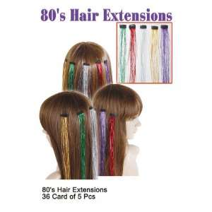  HOT 80s Hair Extensions Kit   Wholesale Lot   180 pieces 