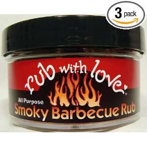 Rub with Love Smoky BBQ Rub (3 Pack)  Grocery & Gourmet 