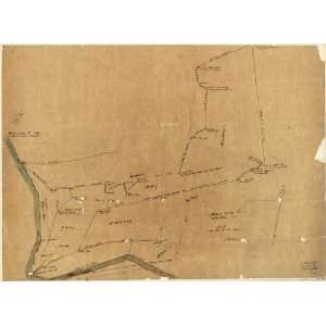  1868 Map of Gauly Farm, 1722 acres.