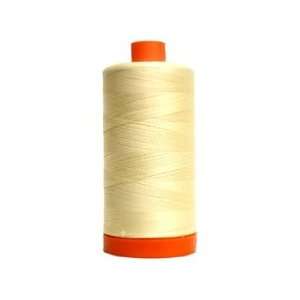  Aurifil Cotton Mako 50 wt 1300M Light Yellow Arts, Crafts 