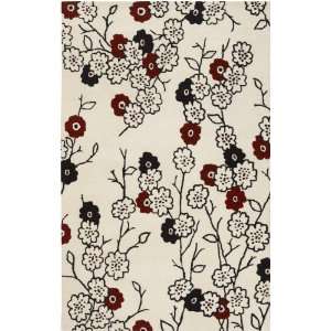  Gramercy Collection Floral Hand Tufted Wool Area Rug 2.00 