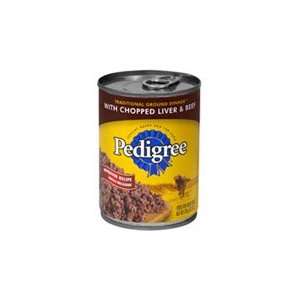   Ground Dinner with Chopped Liver & Beef Dog Food 13.2 oz