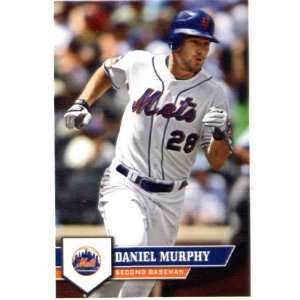 2011 Topps Major League Baseball Sticker #165 Daniel Murphy New York 