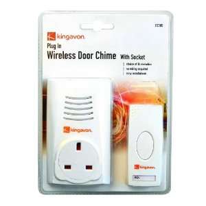  Plug In Wireless Door Bell Chime with Socket, Perfect For 