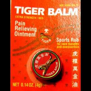  Red Extra Strength Tiger Balm 4 grams .14 oz Everything 