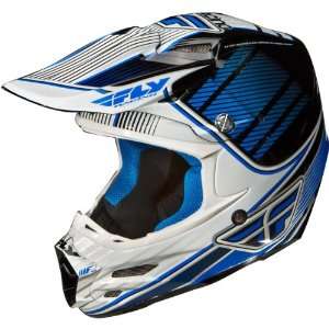 Fly Racing F2 Carbon Canard Replica Motorcycle Helmet Blue/White/Black 