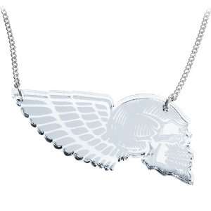  Clear Wings of Disaster Skull Necklace Jewelry