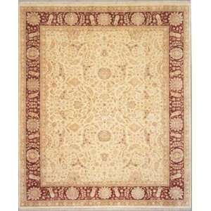  Lotfy and Sons Nuance 872 Light Gold/Red 8 X 10 Area Rug 