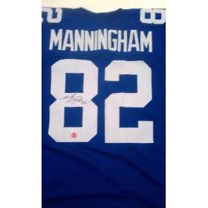  Mario Manningham Signed New York Giants Jersey Everything 