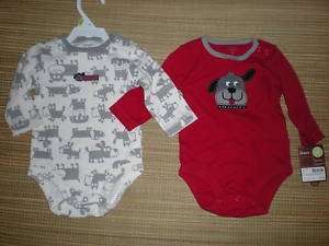 Carters 3 months baby boys 2 Bodysuits clothes NWT  